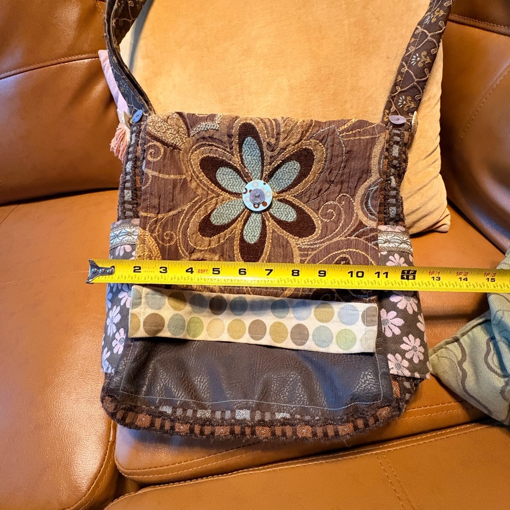 Floral Patchwork Shoulder Bag